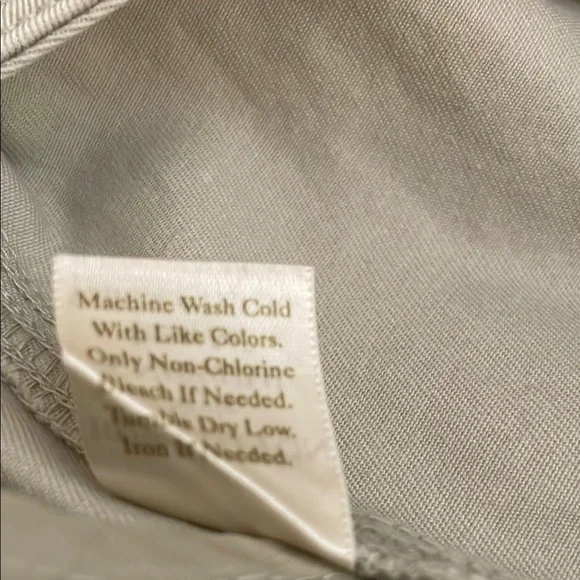 Caslon Khaki Straight Leg Trousers - Picture 5 of 5